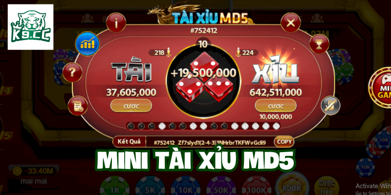 Luật chơi Mini Tài Xỉu MD5